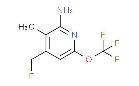 2-Amino-4-(fluoromethyl)-3-methyl-6-(trifluoromethoxy)pyridine