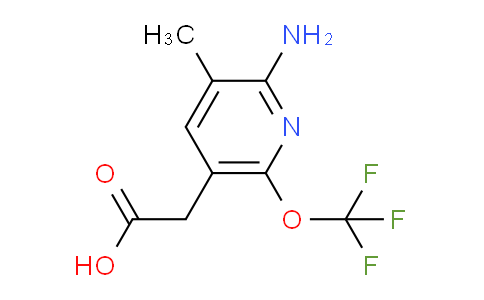 2-Amino-3-methyl-6-(trifluoromethoxy)pyridine-5-acetic acid