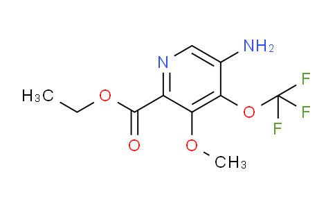 Ethyl 5-amino-3-methoxy-4-(trifluoromethoxy)pyridine-2-carboxylate