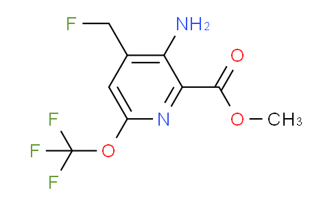Methyl 3-amino-4-(fluoromethyl)-6-(trifluoromethoxy)pyridine-2-carboxylate