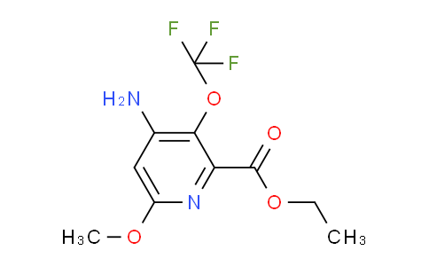Ethyl 4-amino-6-methoxy-3-(trifluoromethoxy)pyridine-2-carboxylate