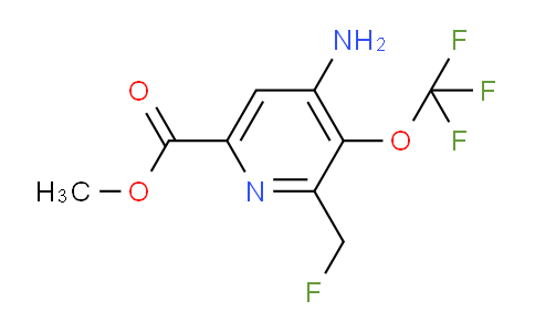 AM192086 | 1803991-43-6 | Methyl 4-amino-2-(fluoromethyl)-3-(trifluoromethoxy)pyridine-6-carboxylate