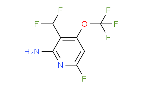 2-Amino-3-(difluoromethyl)-6-fluoro-4-(trifluoromethoxy)pyridine