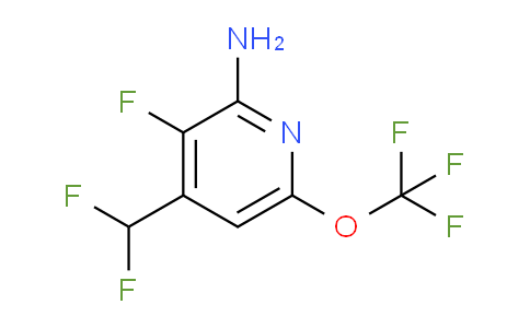 2-Amino-4-(difluoromethyl)-3-fluoro-6-(trifluoromethoxy)pyridine