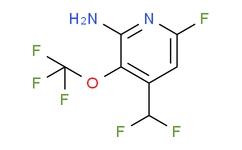 2-Amino-4-(difluoromethyl)-6-fluoro-3-(trifluoromethoxy)pyridine