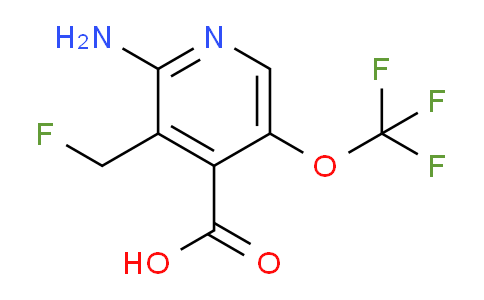 2-Amino-3-(fluoromethyl)-5-(trifluoromethoxy)pyridine-4-carboxylic acid