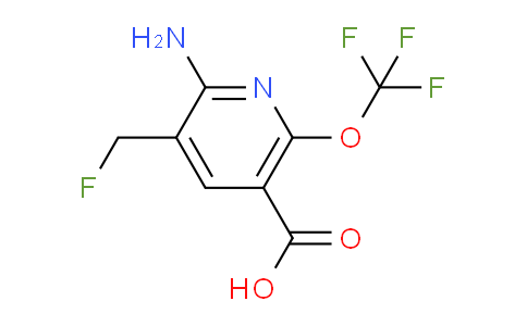 2-Amino-3-(fluoromethyl)-6-(trifluoromethoxy)pyridine-5-carboxylic acid