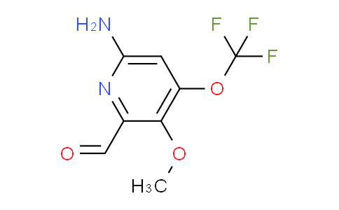 6-Amino-3-methoxy-4-(trifluoromethoxy)pyridine-2-carboxaldehyde