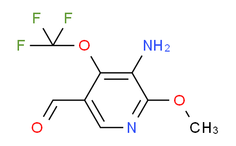 3-Amino-2-methoxy-4-(trifluoromethoxy)pyridine-5-carboxaldehyde