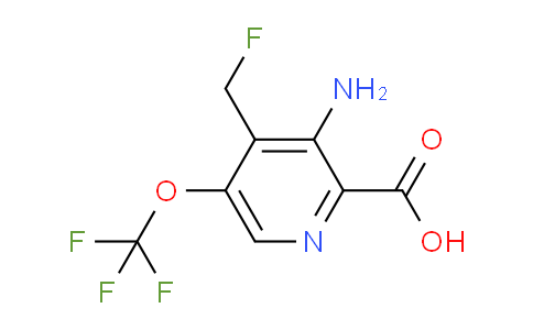 AM192155 | 1806192-73-3 | 3-Amino-4-(fluoromethyl)-5-(trifluoromethoxy)pyridine-2-carboxylic acid