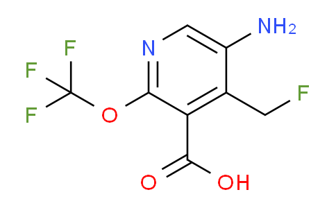 5-Amino-4-(fluoromethyl)-2-(trifluoromethoxy)pyridine-3-carboxylic acid