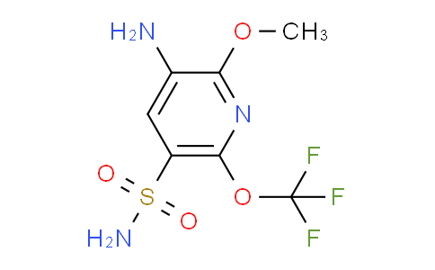 3-Amino-2-methoxy-6-(trifluoromethoxy)pyridine-5-sulfonamide