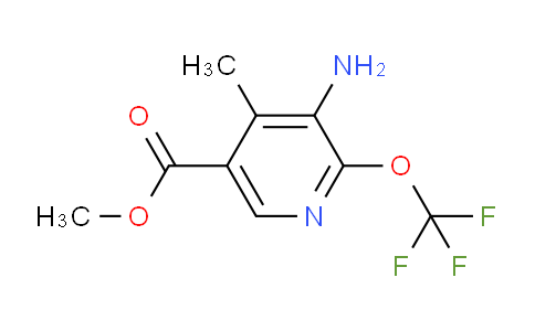 Methyl 3-amino-4-methyl-2-(trifluoromethoxy)pyridine-5-carboxylate