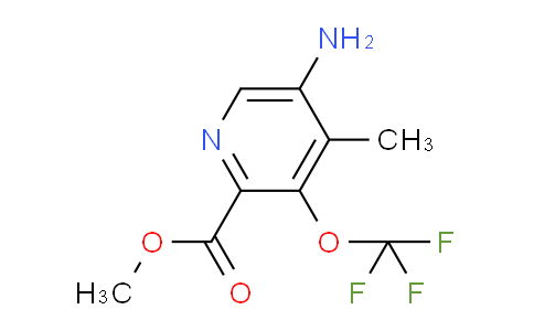 Methyl 5-amino-4-methyl-3-(trifluoromethoxy)pyridine-2-carboxylate