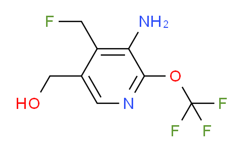 3-Amino-4-(fluoromethyl)-2-(trifluoromethoxy)pyridine-5-methanol