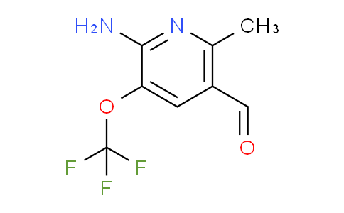 2-Amino-6-methyl-3-(trifluoromethoxy)pyridine-5-carboxaldehyde