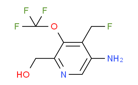 5-Amino-4-(fluoromethyl)-3-(trifluoromethoxy)pyridine-2-methanol
