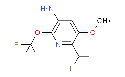 AM192223 | 1803933-91-6 | 5-Amino-2-(difluoromethyl)-3-methoxy-6-(trifluoromethoxy)pyridine