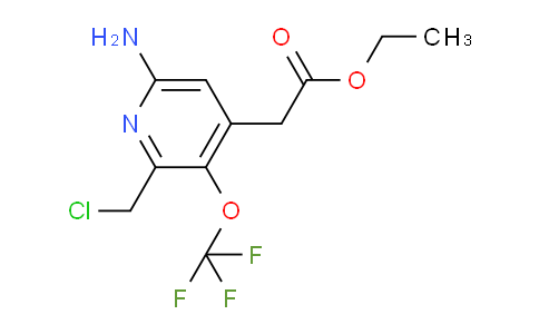 AM19223 | 1804020-19-6 | Ethyl 6-amino-2-(chloromethyl)-3-(trifluoromethoxy)pyridine-4-acetate