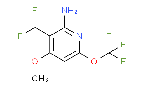 AM192256 | 1804017-86-4 | 2-Amino-3-(difluoromethyl)-4-methoxy-6-(trifluoromethoxy)pyridine