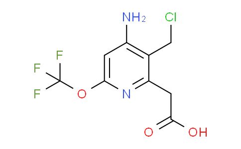 4-Amino-3-(chloromethyl)-6-(trifluoromethoxy)pyridine-2-acetic acid