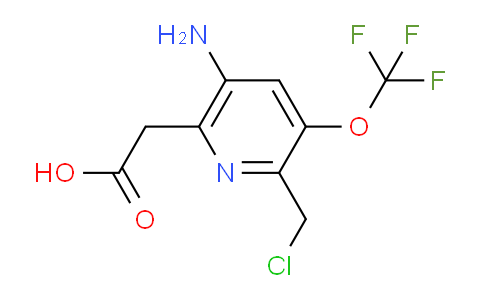 5-Amino-2-(chloromethyl)-3-(trifluoromethoxy)pyridine-6-acetic acid
