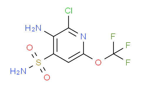3-Amino-2-chloro-6-(trifluoromethoxy)pyridine-4-sulfonamide