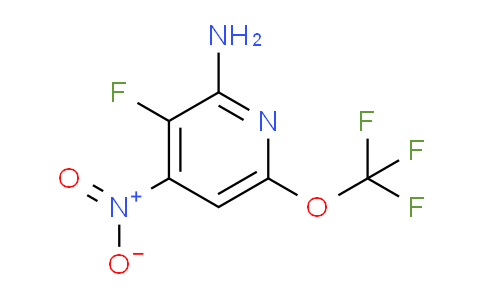 2-Amino-3-fluoro-4-nitro-6-(trifluoromethoxy)pyridine