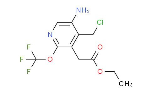 AM19235 | 1804538-44-0 | Ethyl 5-amino-4-(chloromethyl)-2-(trifluoromethoxy)pyridine-3-acetate