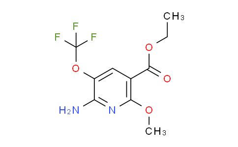 Ethyl 2-amino-6-methoxy-3-(trifluoromethoxy)pyridine-5-carboxylate