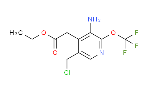 AM19236 | 1805992-71-5 | Ethyl 3-amino-5-(chloromethyl)-2-(trifluoromethoxy)pyridine-4-acetate