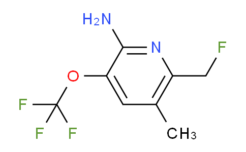 2-Amino-6-(fluoromethyl)-5-methyl-3-(trifluoromethoxy)pyridine