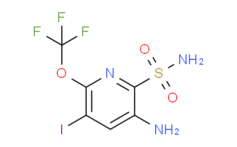 3-Amino-5-iodo-6-(trifluoromethoxy)pyridine-2-sulfonamide