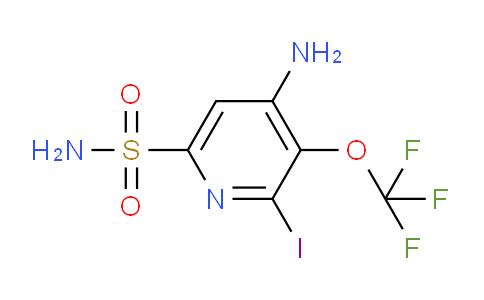 4-Amino-2-iodo-3-(trifluoromethoxy)pyridine-6-sulfonamide