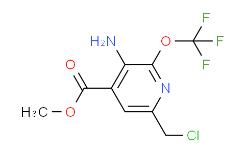 Methyl 3-amino-6-(chloromethyl)-2-(trifluoromethoxy)pyridine-4-carboxylate