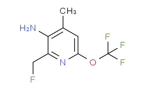 3-Amino-2-(fluoromethyl)-4-methyl-6-(trifluoromethoxy)pyridine