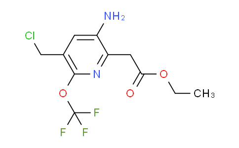 AM19240 | 1806106-78-4 | Ethyl 3-amino-5-(chloromethyl)-6-(trifluoromethoxy)pyridine-2-acetate