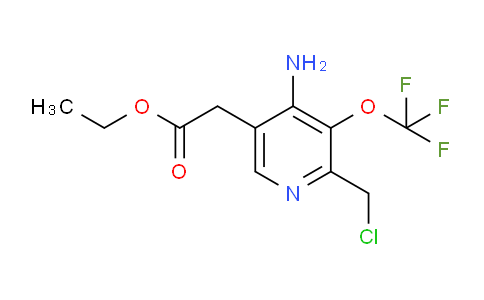 AM19242 | 1804020-42-5 | Ethyl 4-amino-2-(chloromethyl)-3-(trifluoromethoxy)pyridine-5-acetate