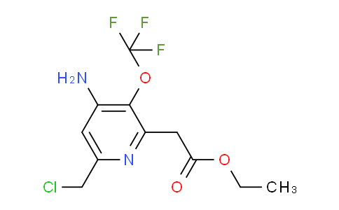 AM19245 | 1806106-91-1 | Ethyl 4-amino-6-(chloromethyl)-3-(trifluoromethoxy)pyridine-2-acetate