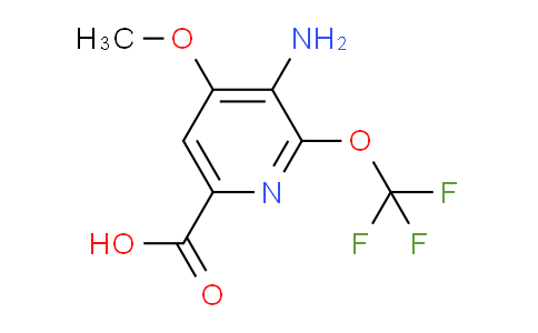 AM192471 | 1804020-24-3 | 3-Amino-4-methoxy-2-(trifluoromethoxy)pyridine-6-carboxylic acid