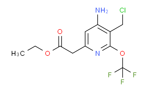 AM19249 | 1804020-50-5 | Ethyl 4-amino-3-(chloromethyl)-2-(trifluoromethoxy)pyridine-6-acetate
