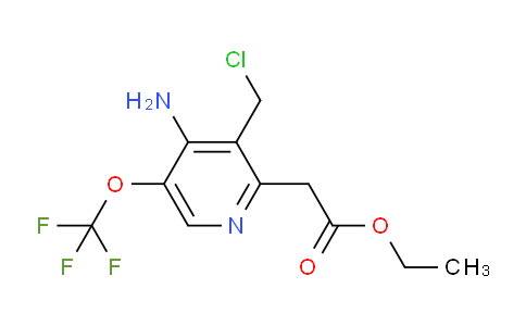 AM19250 | 1804472-69-2 | Ethyl 4-amino-3-(chloromethyl)-5-(trifluoromethoxy)pyridine-2-acetate