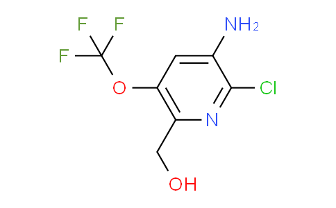 3-Amino-2-chloro-5-(trifluoromethoxy)pyridine-6-methanol