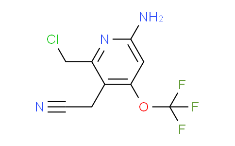 6-Amino-2-(chloromethyl)-4-(trifluoromethoxy)pyridine-3-acetonitrile
