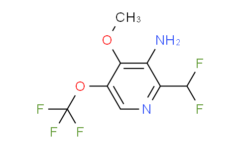 AM192534 | 1804386-64-8 | 3-Amino-2-(difluoromethyl)-4-methoxy-5-(trifluoromethoxy)pyridine