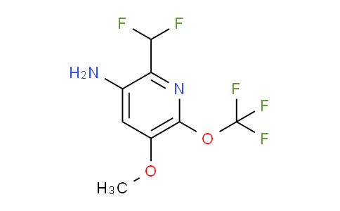 AM192535 | 1804018-17-4 | 3-Amino-2-(difluoromethyl)-5-methoxy-6-(trifluoromethoxy)pyridine