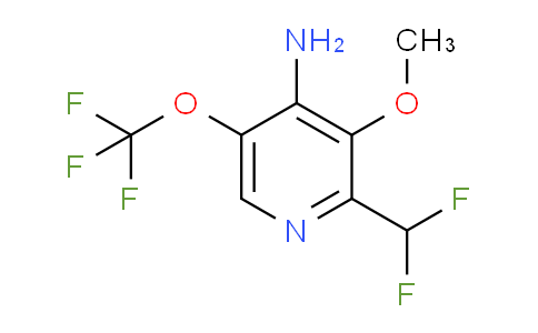 AM192549 | 1804575-43-6 | 4-Amino-2-(difluoromethyl)-3-methoxy-5-(trifluoromethoxy)pyridine
