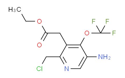 AM19256 | 1804472-76-1 | Ethyl 5-amino-2-(chloromethyl)-4-(trifluoromethoxy)pyridine-3-acetate
