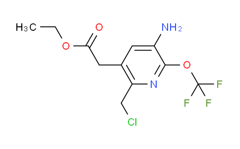 AM19258 | 1804612-29-0 | Ethyl 3-amino-6-(chloromethyl)-2-(trifluoromethoxy)pyridine-5-acetate