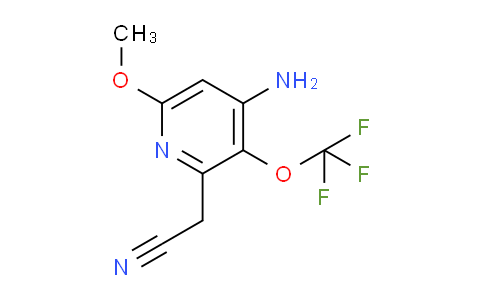 4-Amino-6-methoxy-3-(trifluoromethoxy)pyridine-2-acetonitrile